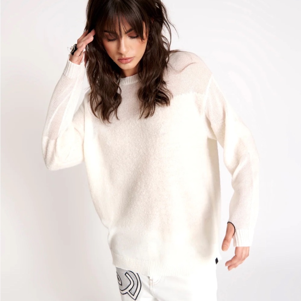 Shattered Crew Knit Sweater